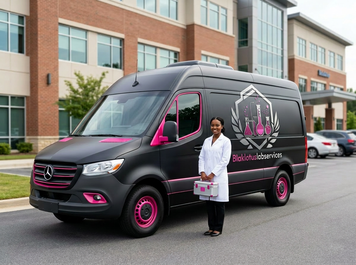 Blak Lotus Labs mobile lab technician